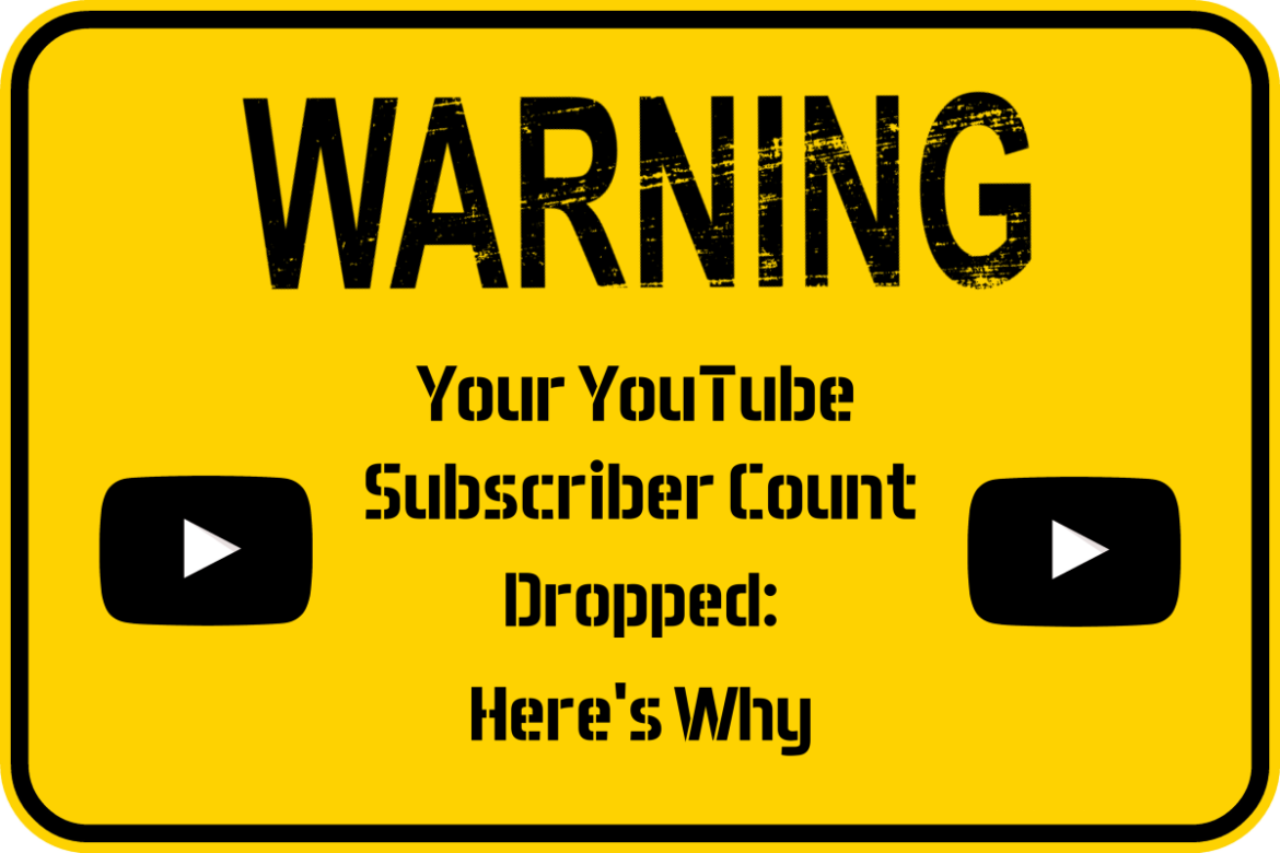 Youtube Subscriber Count Drop Suddenly It S Not You It S Youtube